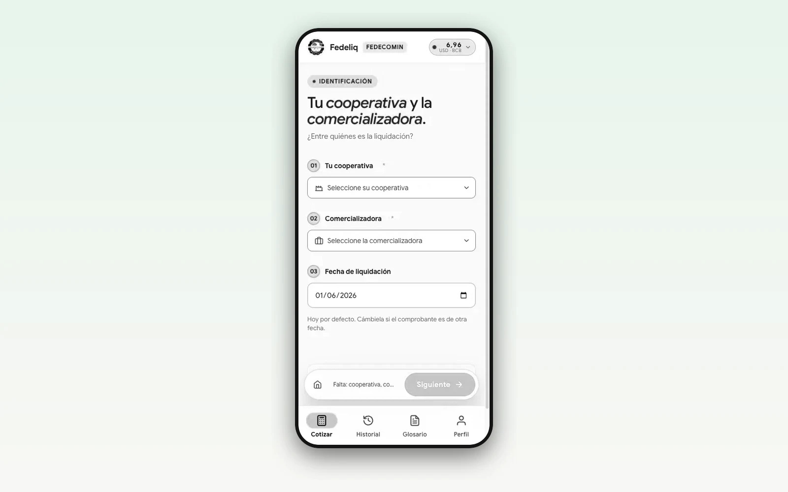 Fedeliq (Liqmin V4) — Liquidación minera