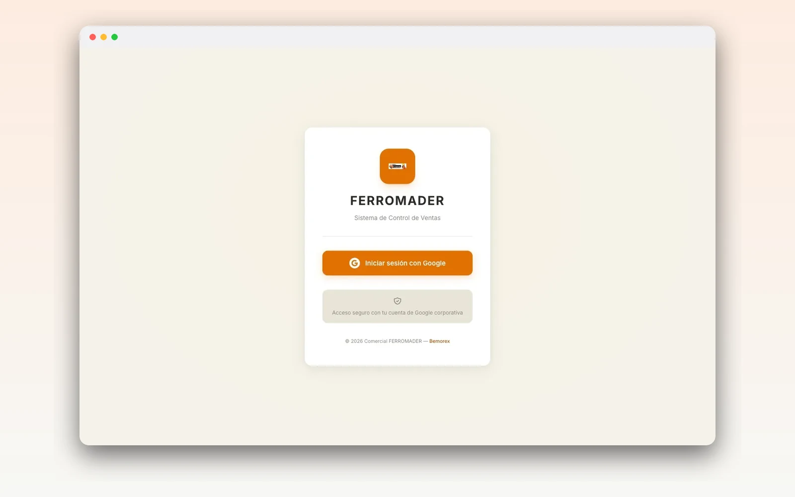 Ferromader — Gestión de barraca de madera