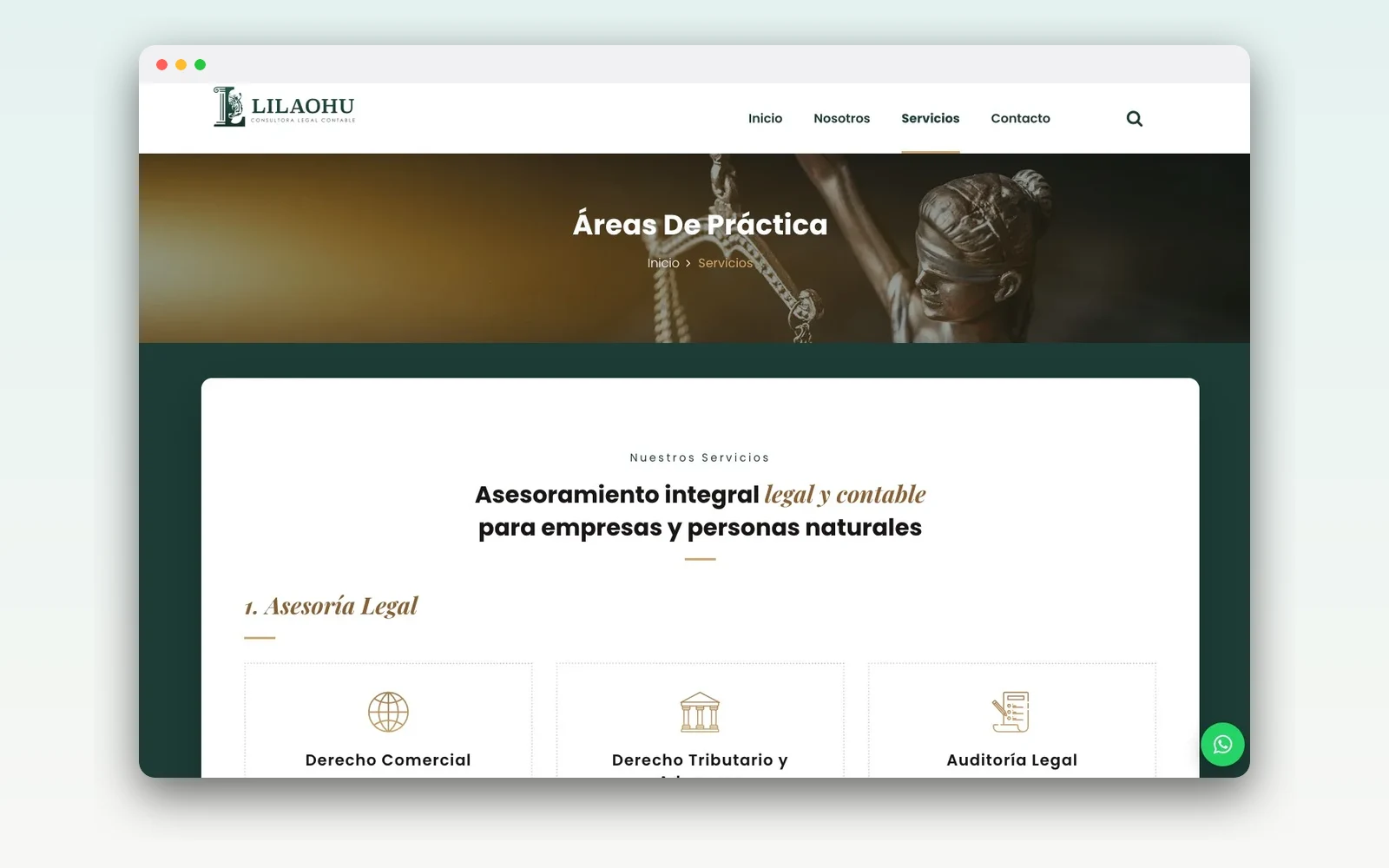 Lilaohu — Portal consultora legal-contable