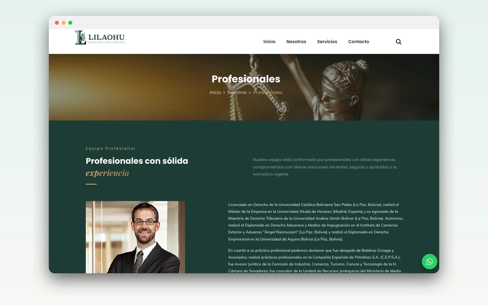 Lilaohu — Portal consultora legal-contable — captura 5