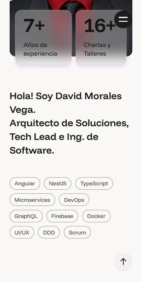Portafolio - Blog integrado y sección de conferencias