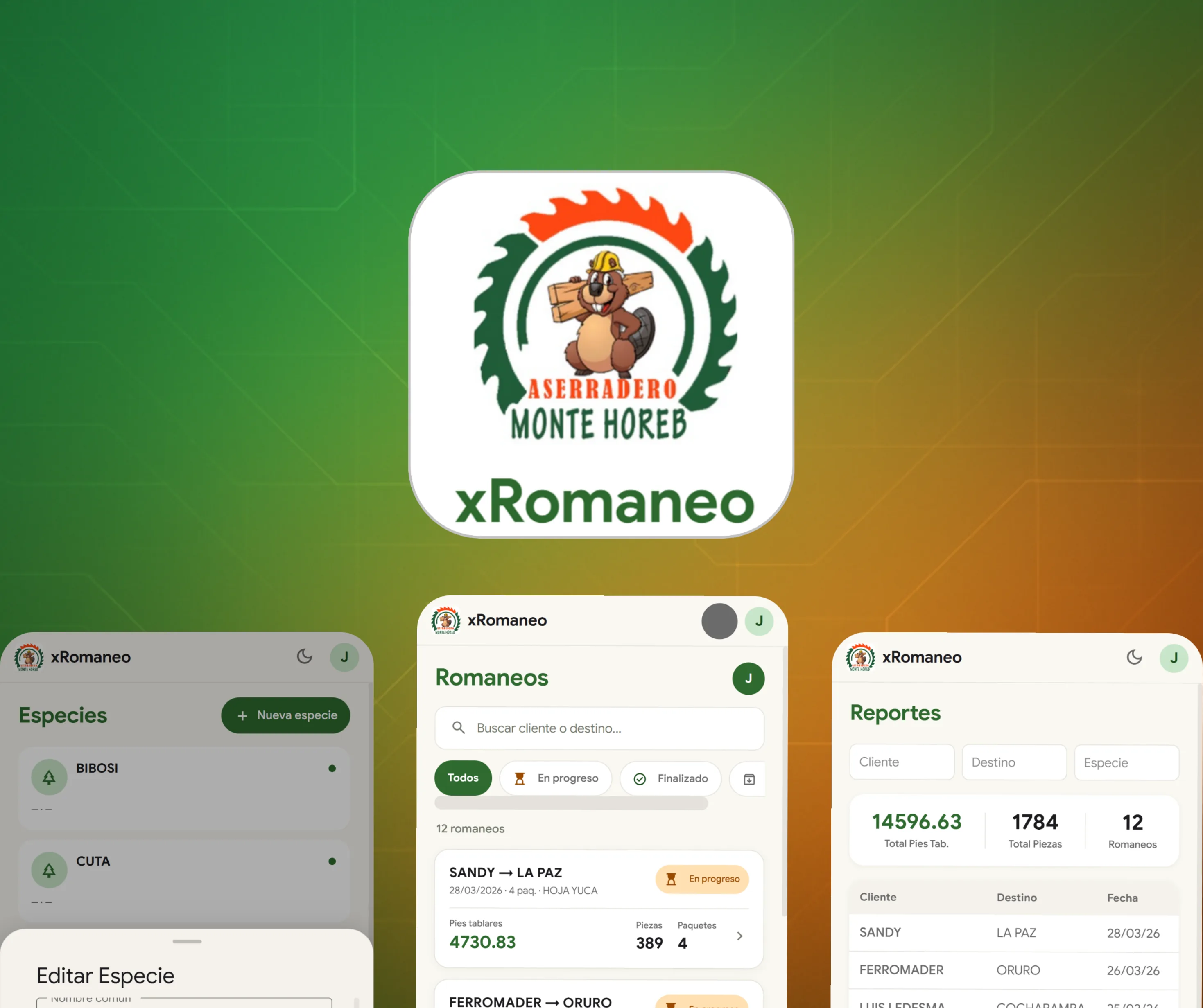 Romaneo - Sistema de gestión de madera