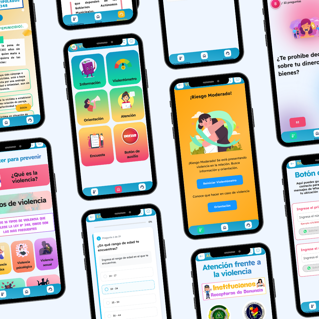 Vive Sin Miedo - Pantalla principal