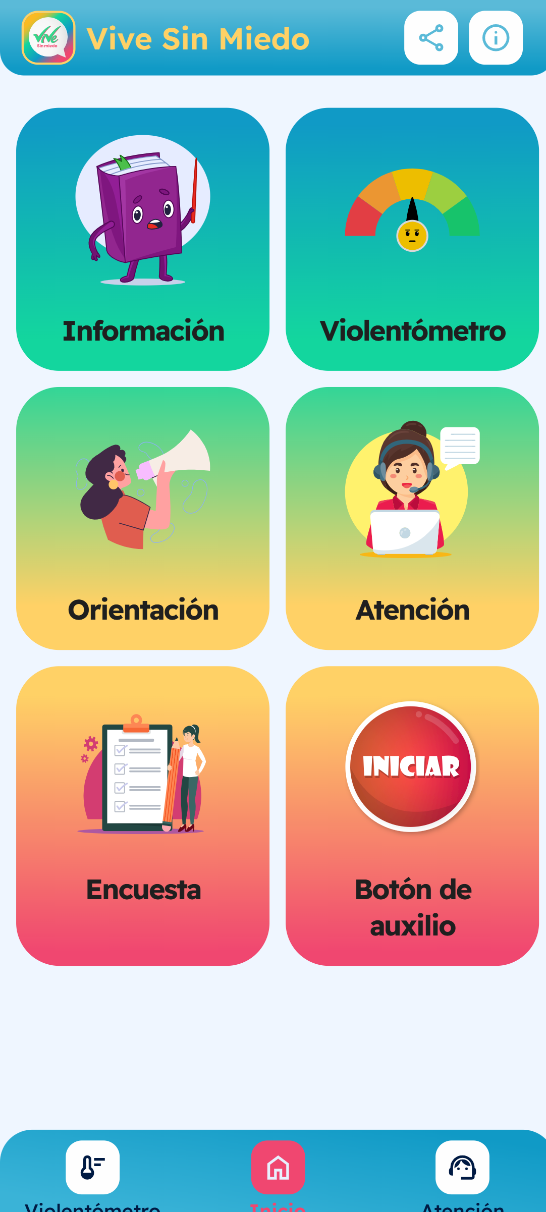 Vive Sin Miedo - Pantalla clara