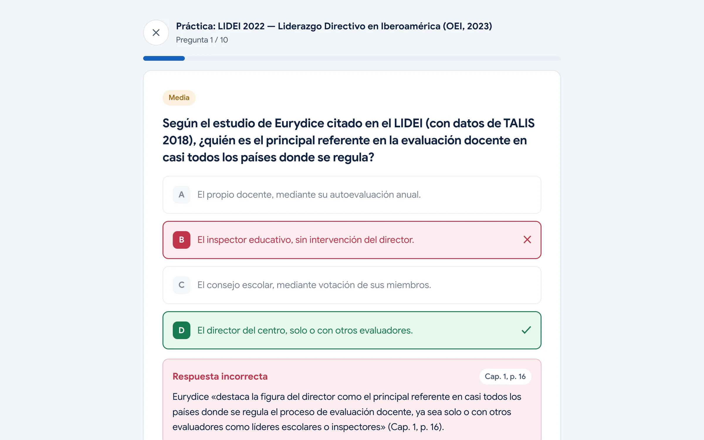 Renacer: explicación de una respuesta