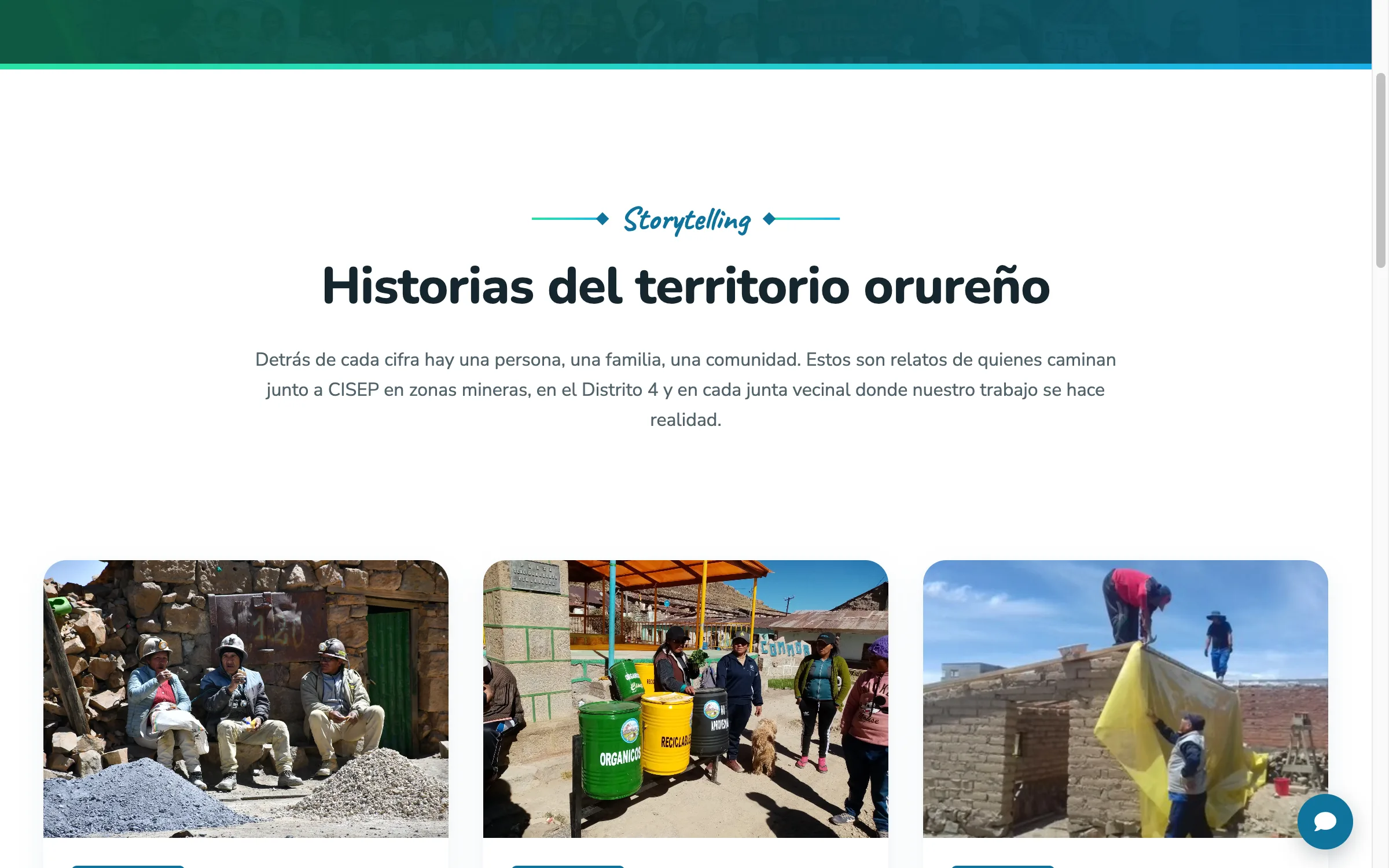 CISEP: historias del territorio