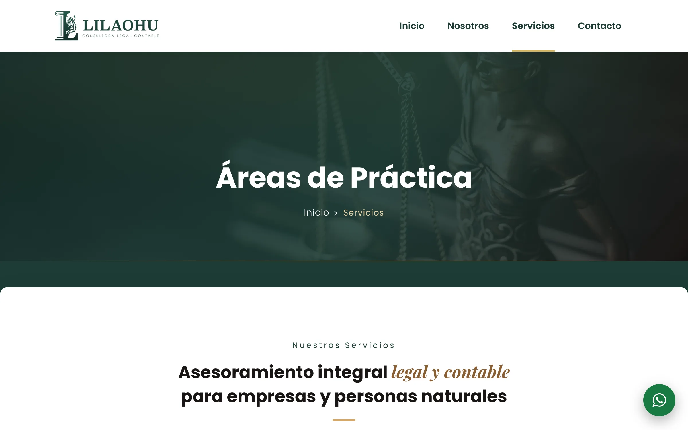 LILAOHU: tipografía en las áreas de práctica