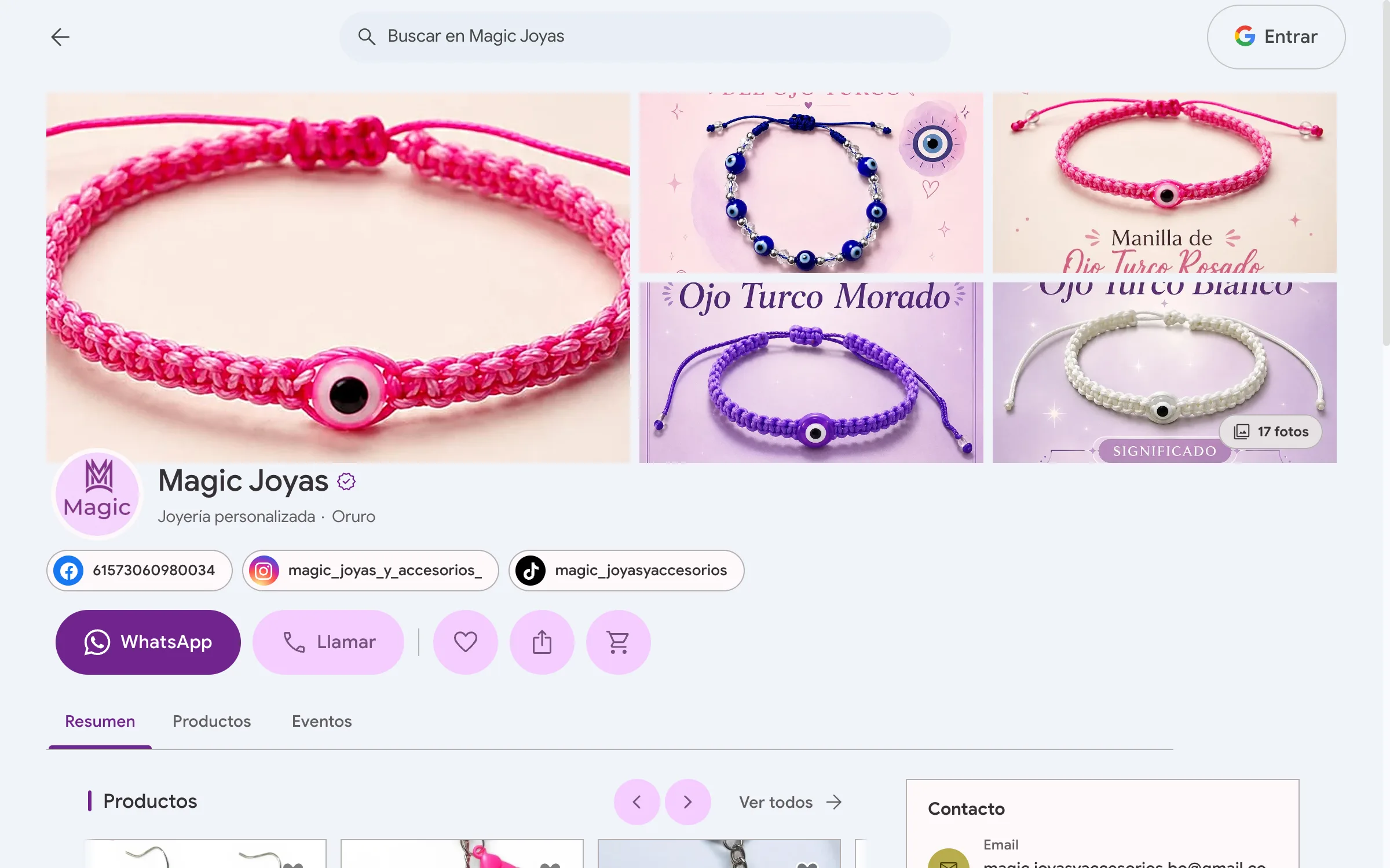 Bemorex Mi Negocio: ficha de Magic Joyas