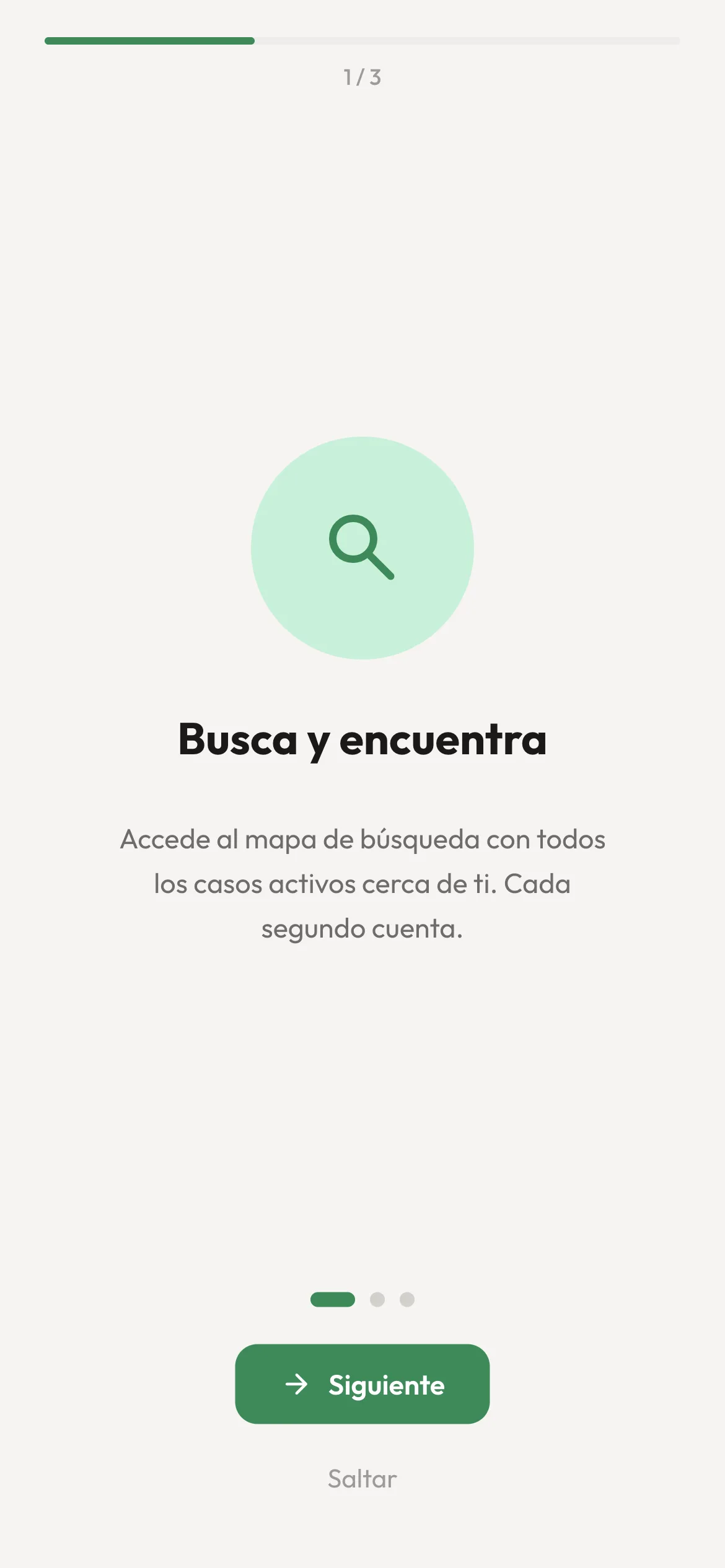 xMissing en el celular: bienvenida