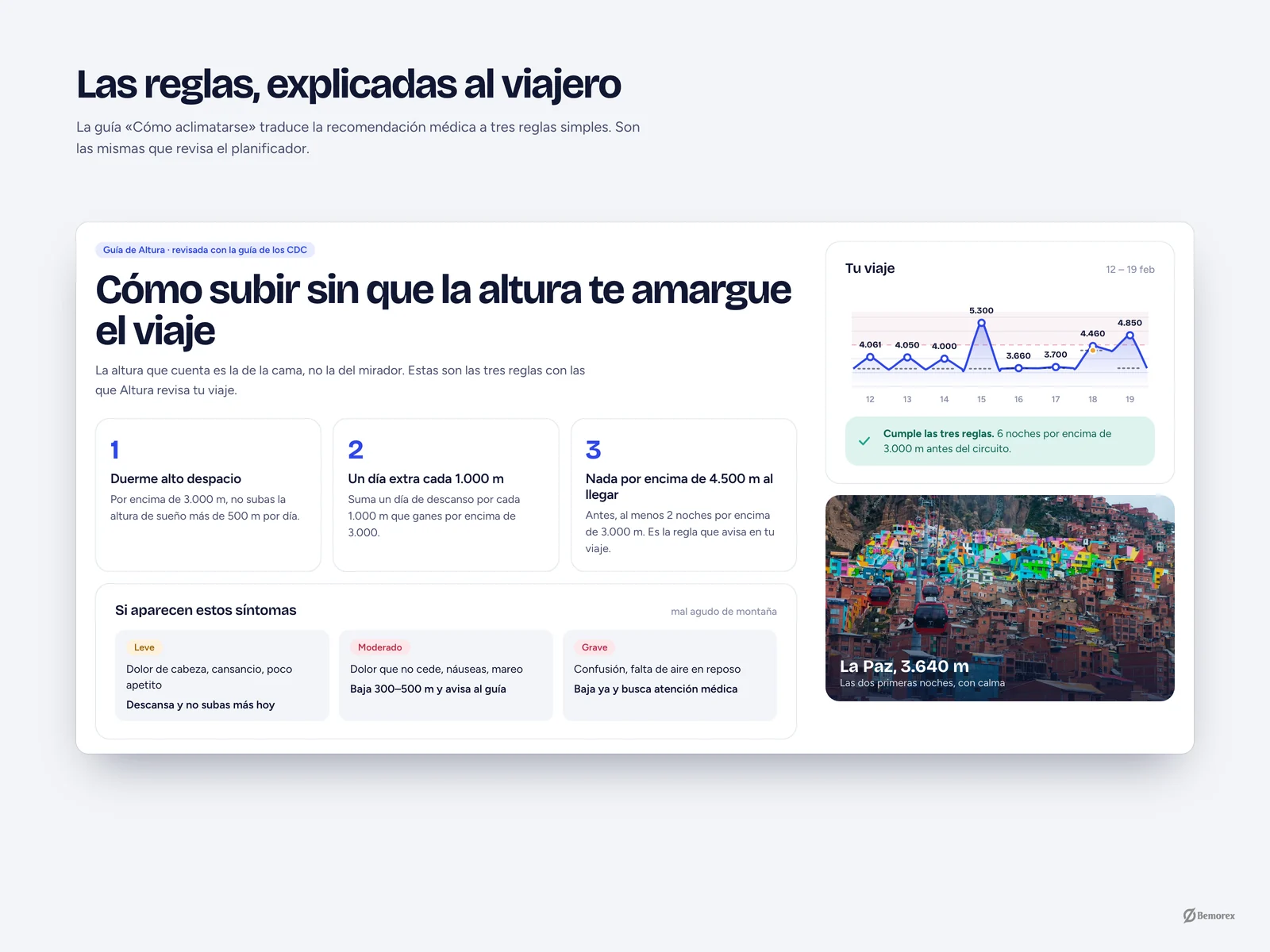 Altura — web reservas viajes bolivia guia aclimatacion
