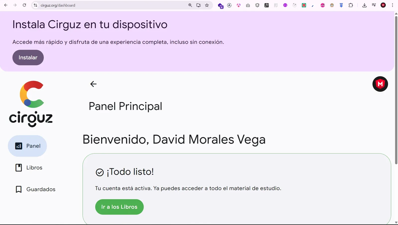CirGuZ — panel administracion