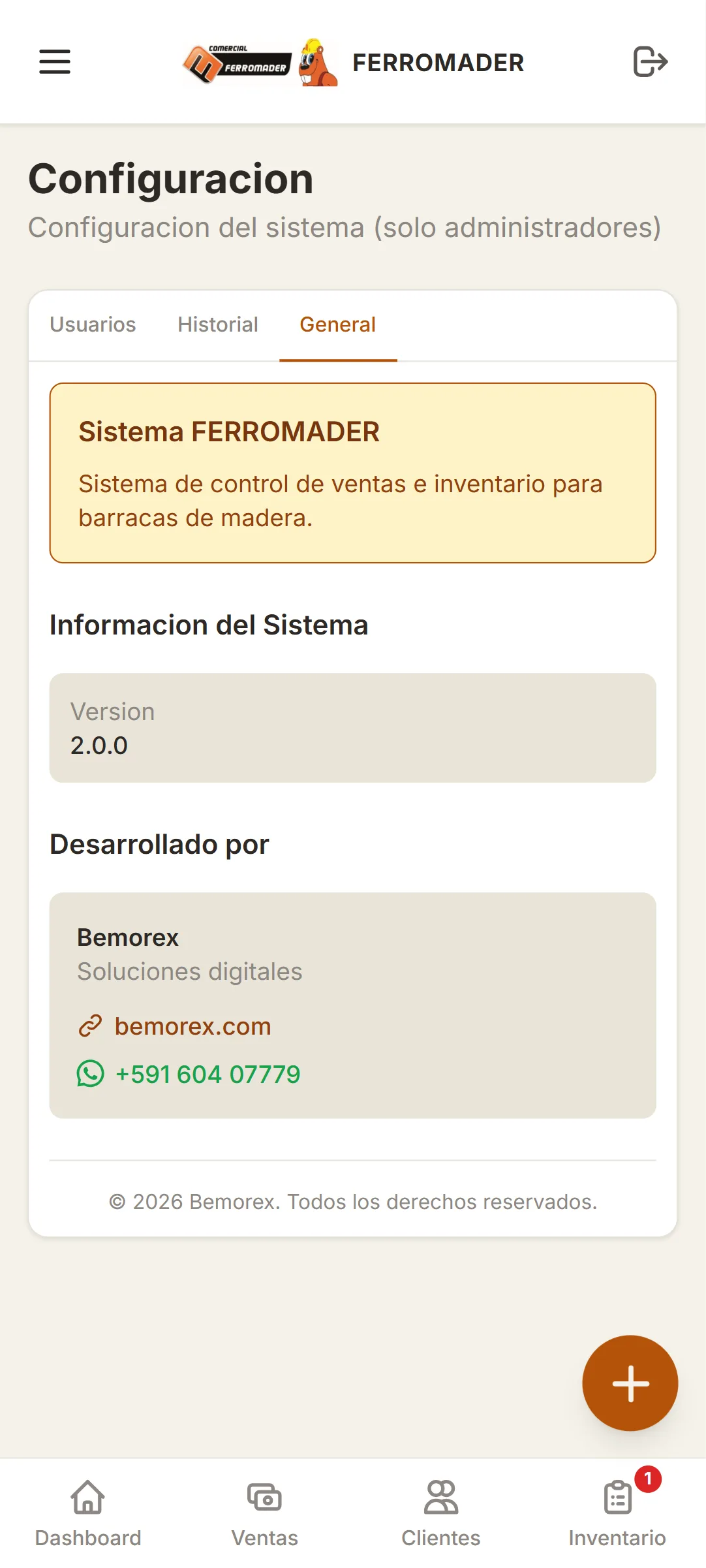 Ferromader — usuariosG