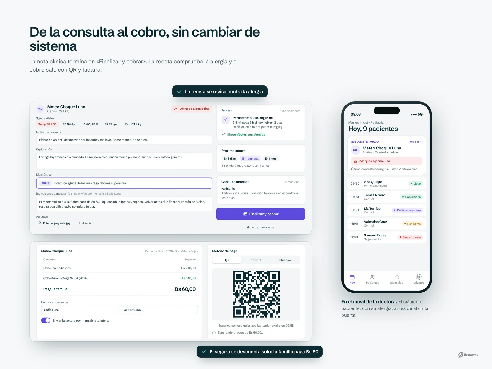 Medora — software clinicas agenda consulta y cobro