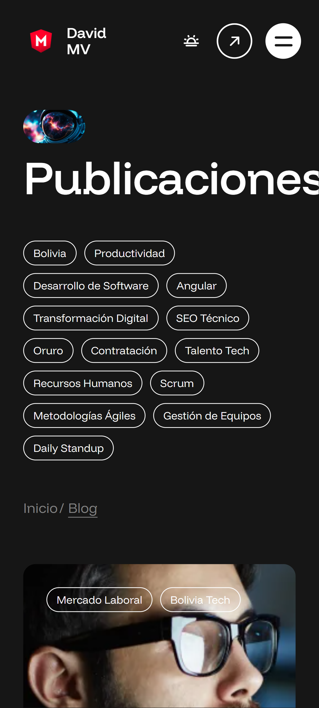 David Morales Vega — phone blog