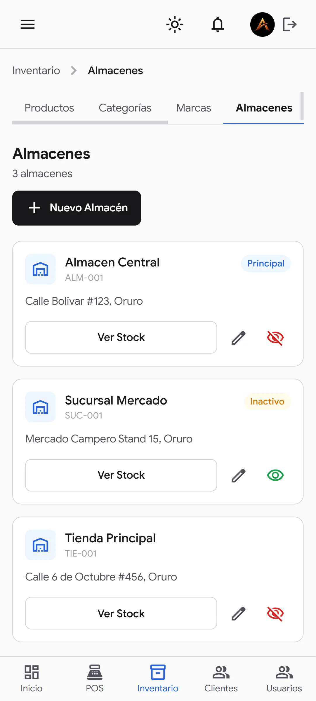 Venture — almacenes