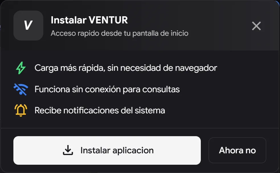 Venture — instalar