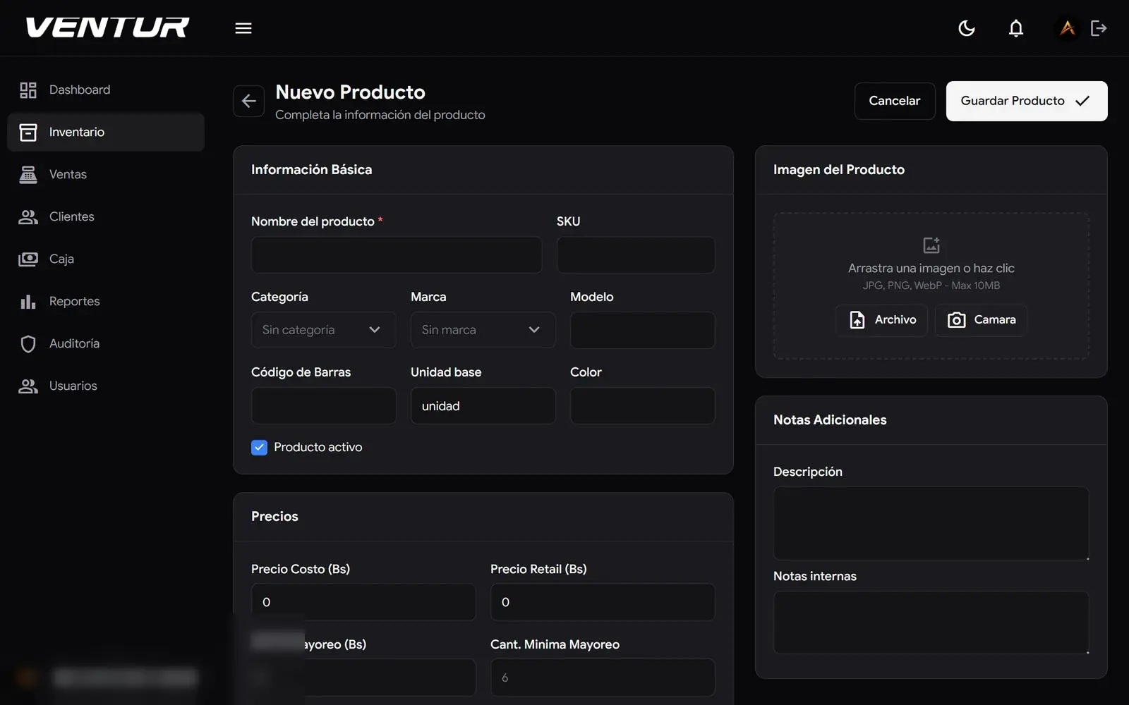 Venture — productoform